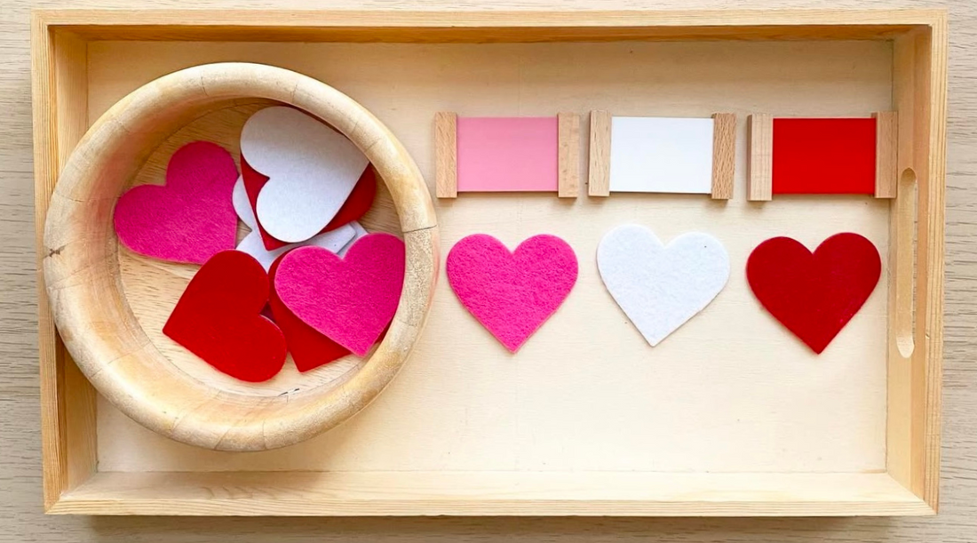 10 activități Montessori de Valentine’s Day pentru copii între 0 și 3 ani