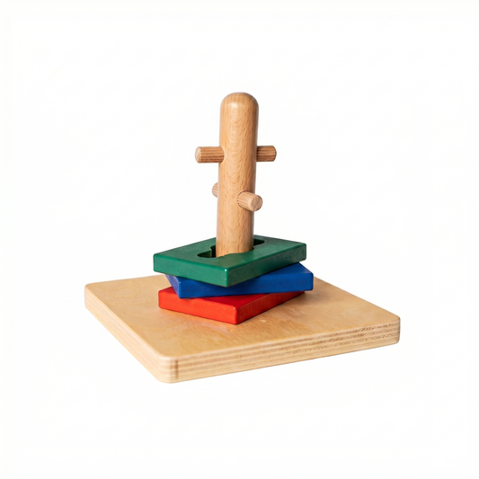 Joc Montessori de stivuire si potrivire