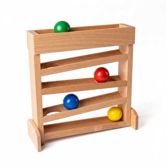 Pista Montessori pentru bile