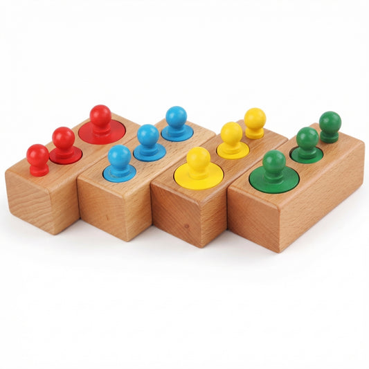 Set Montessori de cilindri cu maner