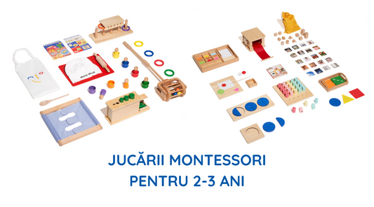 Cele mai bune jucării Montessori pentru 2- 3 ani