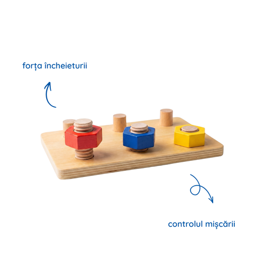 Joc Montessori de infiletare