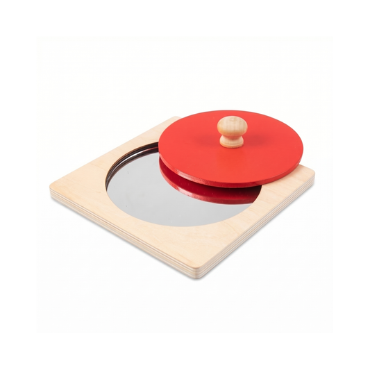 Puzzle Montessori cu oglinda