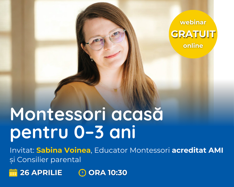 Montessori acasă pentru 0–3 ani